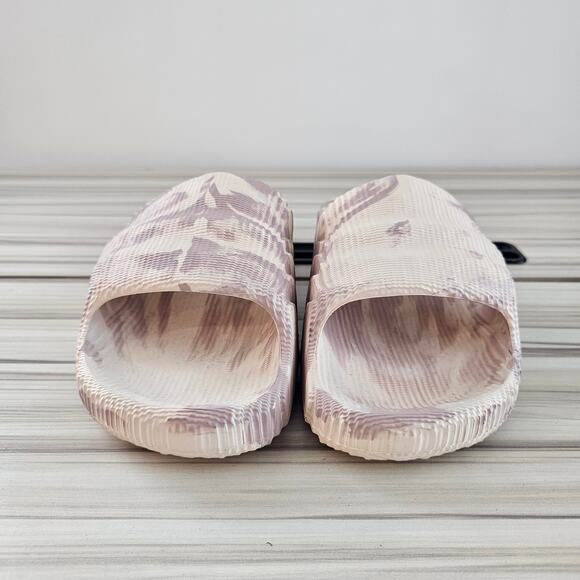 Adidas Originals Adilette 22 Men's Slide Sandals Sand Strata Size 6 - Picture 4 of 9